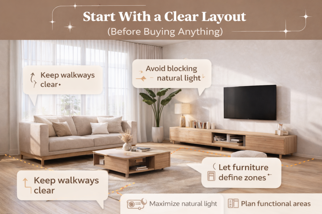 How to Design a Small Living Room That Feels Spacious, Stylish & Functional ChatGPT Image Jan 13 2026 09 15 56 AM 1024x683