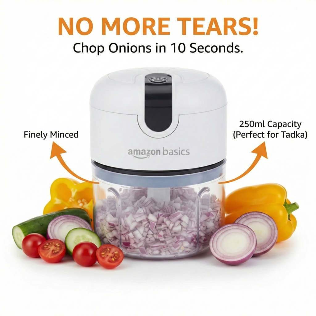 amazon basics mini electric chopper