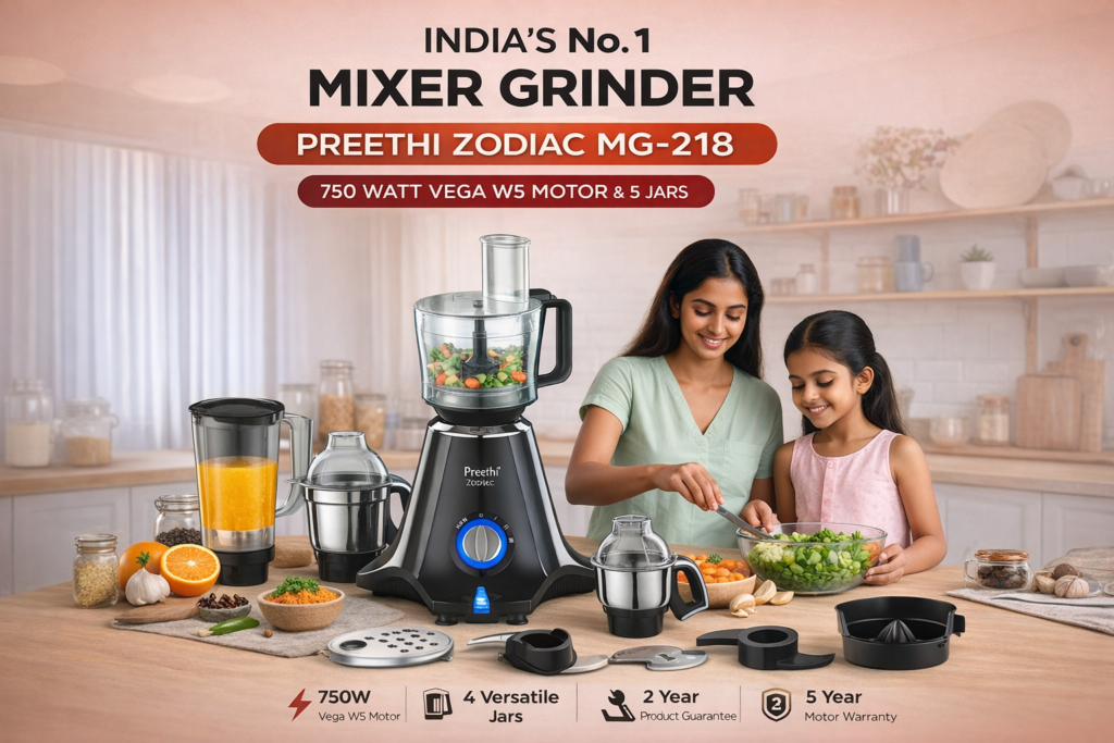 preethi zodiac mg 218 mixer grinder