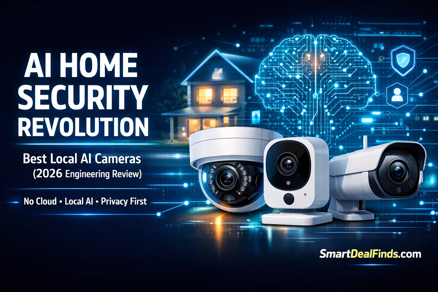 AI home security cameras with local AI processing and smart home monitoring technology for privacy-focused surveillance in 2026
